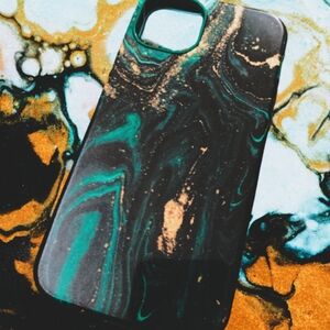 Stylish Black and Gold iPhone 13 Case